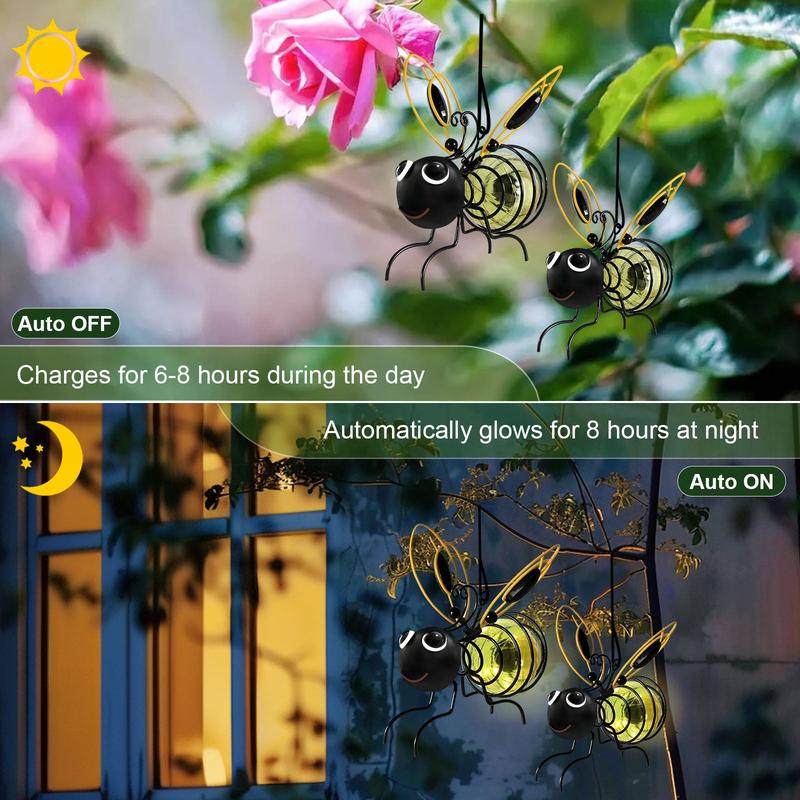 ✨Mother's Day Special Price💥 -Outdoor Hanging Solar Bee Light