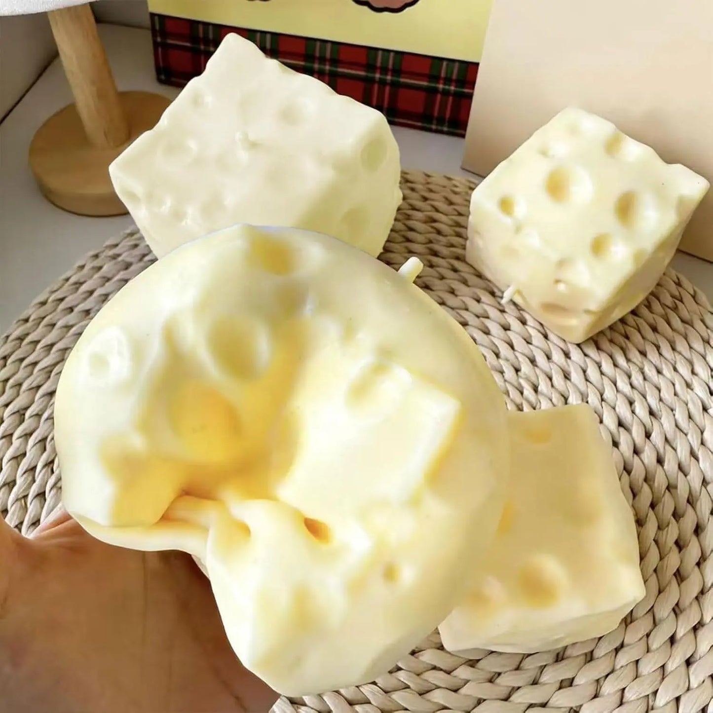 🔥Last Day: 49% OFF🔥Slow Rise Squishy Cheese Block, Fun Desk Decor