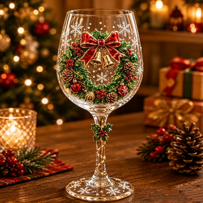 🎁✨Christmas 3D Wine Glass Collection Gift Box Set