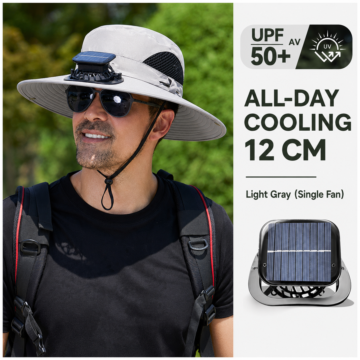 🔥HOT SALE 50% OFF🌞Solar-Powered Cooling Hat | Stay Cool Outdoors, No Batteries Needed