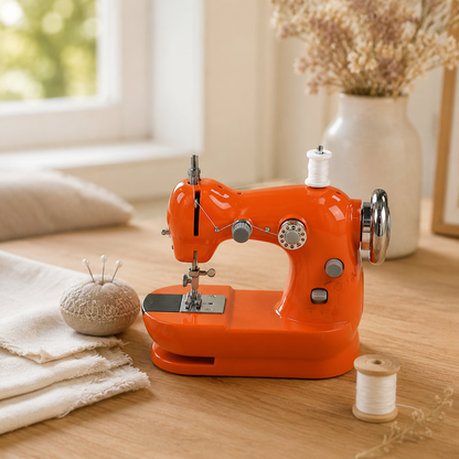 🧵Mini Electric Sewing Machine– Compact Beginner-Friendly Sewing Machine for Home & DIY