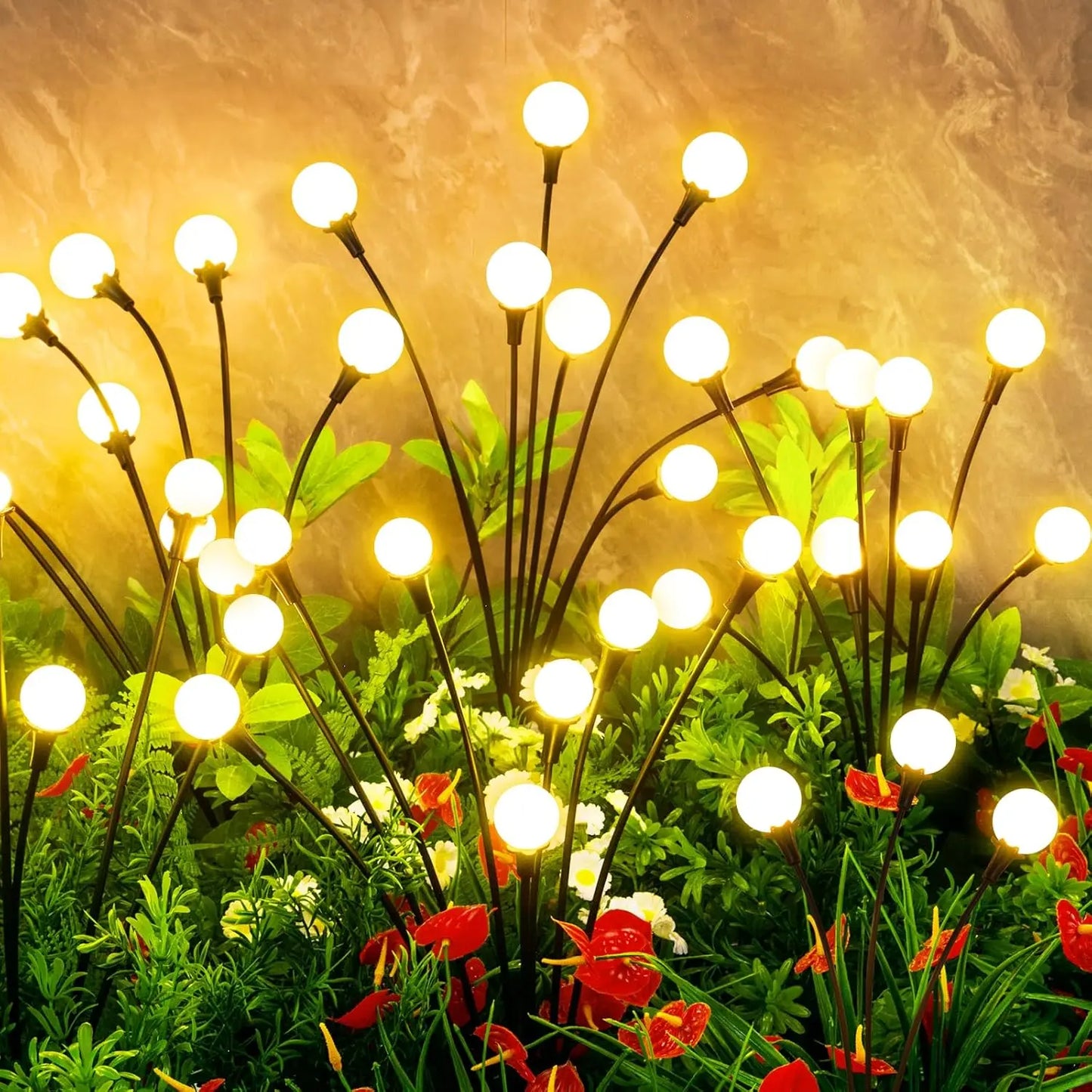 🔥Last Day 50% OFF - Solar Powered Firefly Garden Light