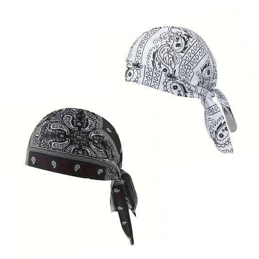 Paisley Cooling Headscarf Cap Set