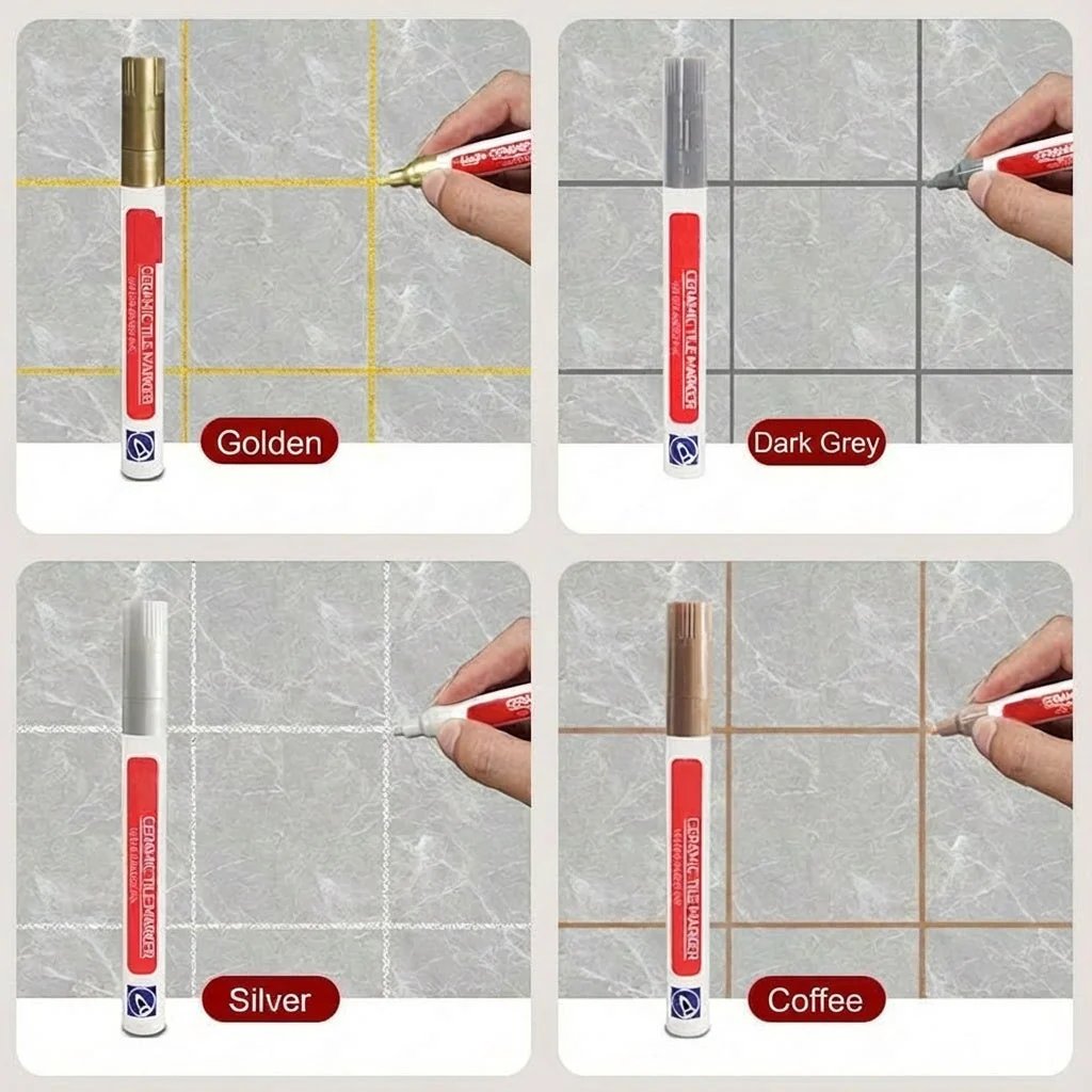 🔥50% OFF TODAY✨Anti-Mould & Waterproof Joint Pen for Ceramic Tiles