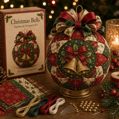 ❤️Beginner-Friendly🎄Christmas Classics Patchwork Ornament DIY Kit