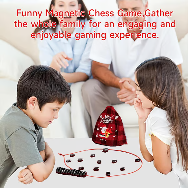 New Year Hot Sale  🎁 Magnetic Chess Game – Fun Strategy Game for All Ages 🧲♟️🔥