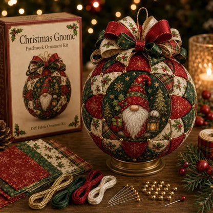 ❤️Beginner-Friendly🎄Christmas Classics Patchwork Ornament DIY Kit