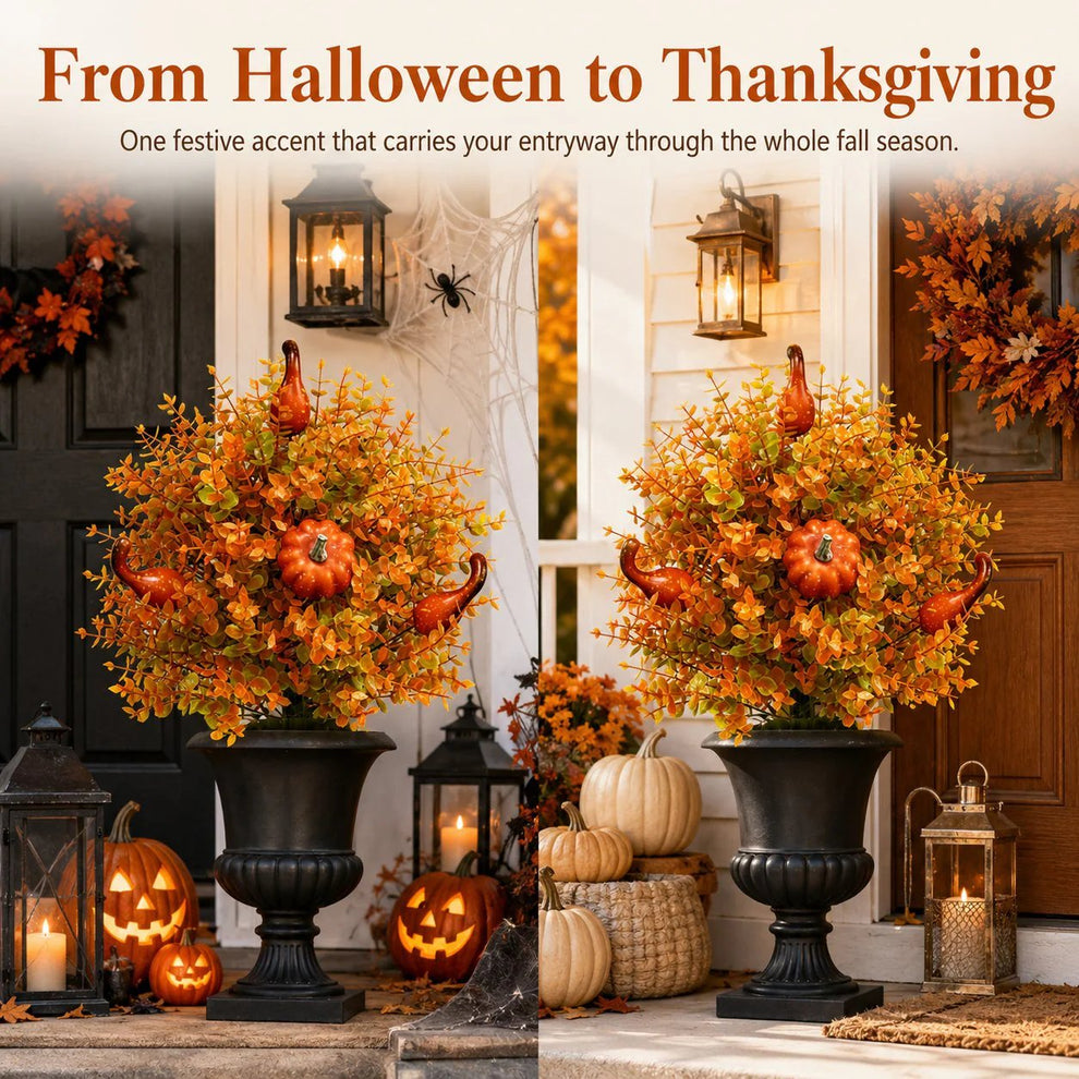 🎁Hot Sale 49% OFF🔥Artificial Fall Pumpkin Tree Stakes🍂