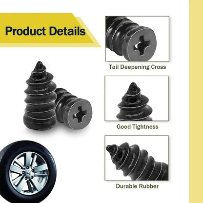 🔥 🛞 Self-Sealing Tire Repair Screws – Instant Leak Fix & Fast Tire Restore