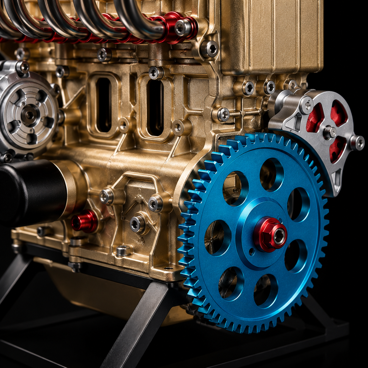 🏁 BEST SELLER 🔥 Miniature V8 Small-Block Engine Model Kitl Kit🛠️