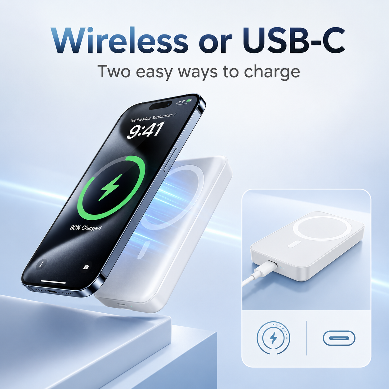 🔥HOT SALE 55%OFF⚡Snap & Charge Power Bank