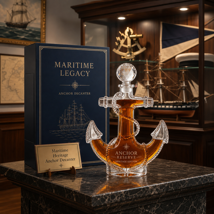 ⚓️US Navy 250th Anniversary Anchor Whiskey Decanter