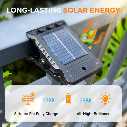 💡55% OFF TODAY🌞 Smart Solar Clip Light🔦Motion Sensor • Waterproof • Portable