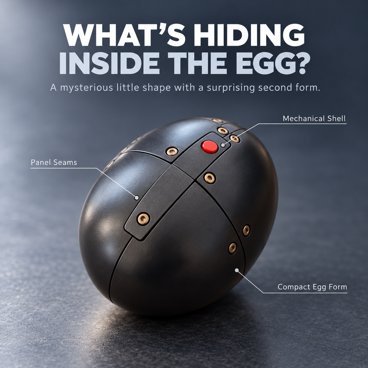 🔥 DragonMorph 🥚🐉 Egg to Dragon Transforming Mechanical Toy