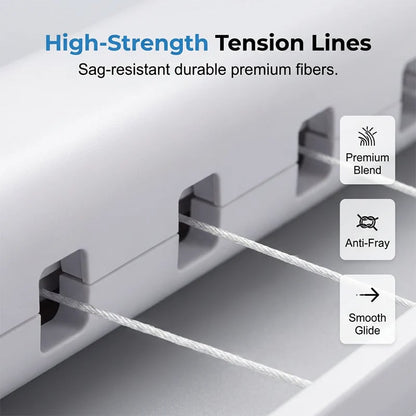 Retractable Multi-Line Clothesline Dryer