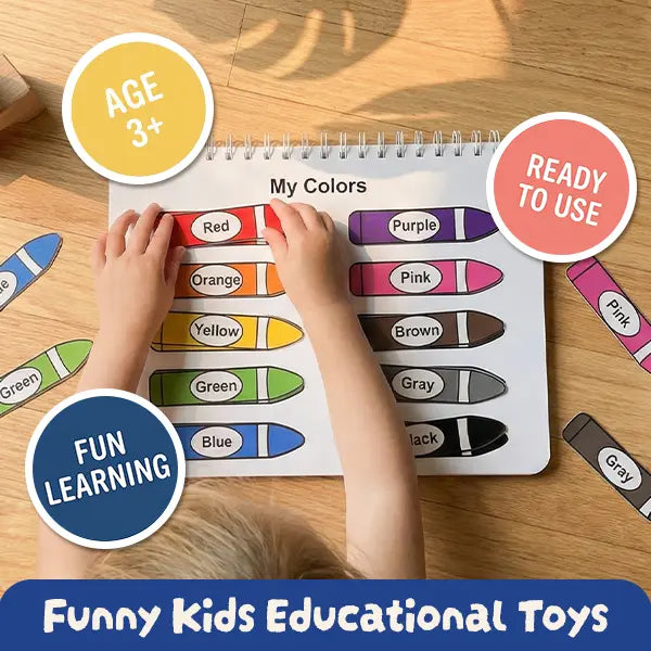 🔥 TODAY ONLY 50% OFF | 🧸 Mallify Montessori Busy Book for Kids – 30 Fun Learning Activities 📚