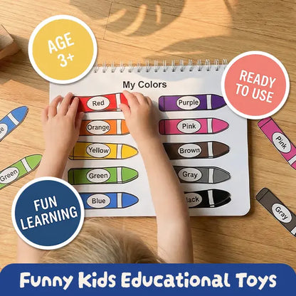 🔥 TODAY ONLY 50% OFF | 🧸 Mallify Montessori Busy Book for Kids – 30 Fun Learning Activities 📚