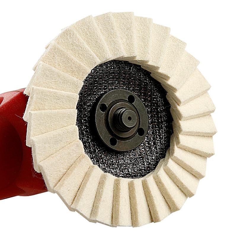 🎁Last Day Promotion 49% OFF🔥 Premium Wool Felt Polishing Flap Disc for Angle Grinders - Mirror Finish Made Easy