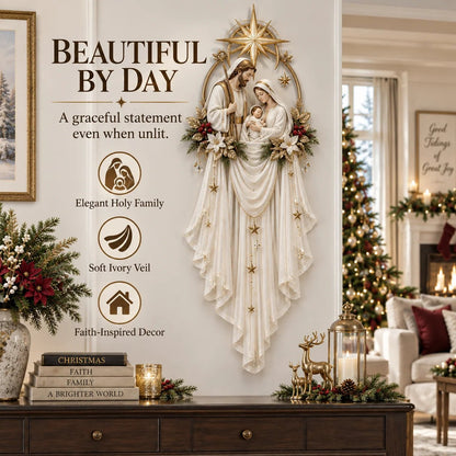 ✨50% OFF TODAY ✝️ Holy Family Star Veil™ – Meaningful Christmas Wall Decor