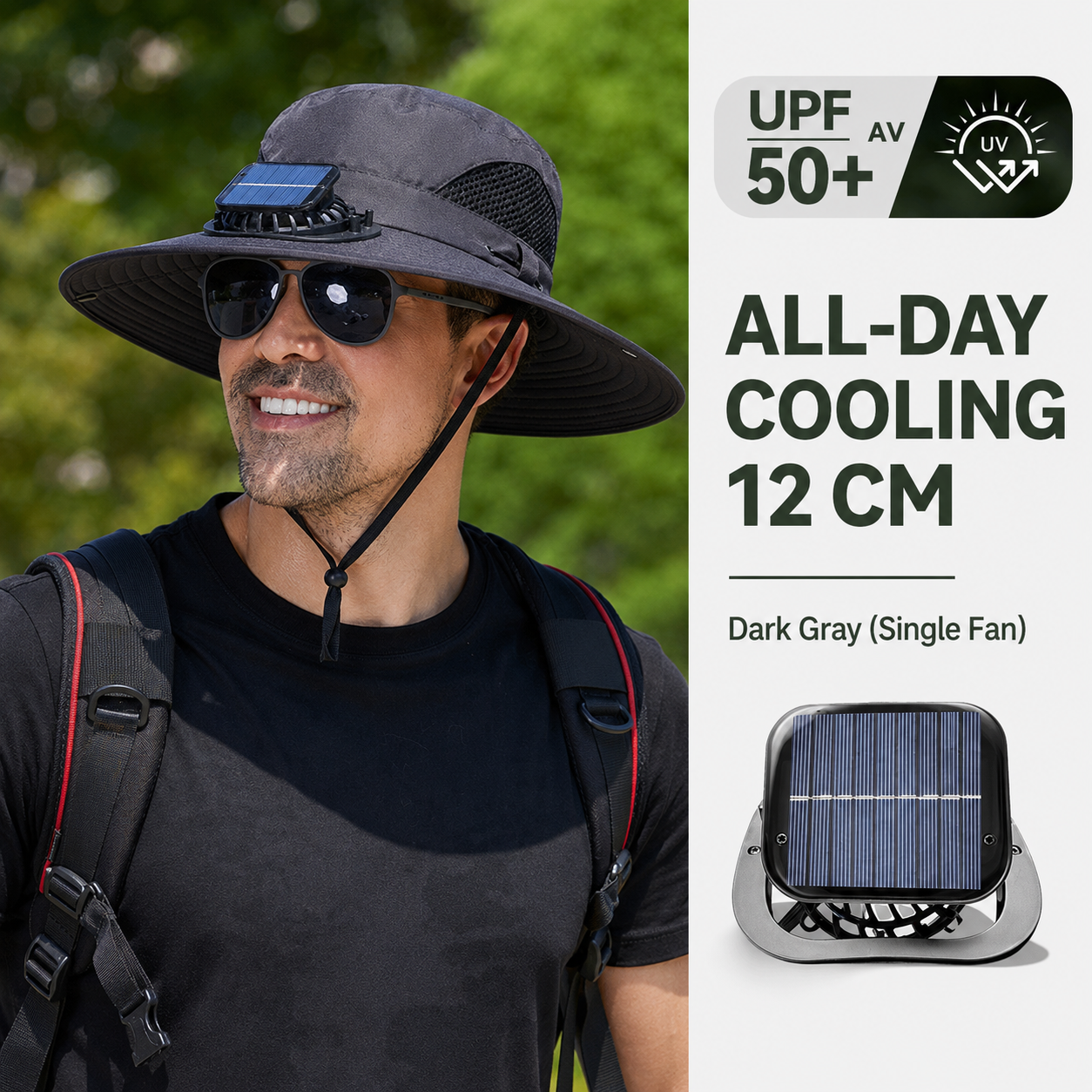 🔥HOT SALE 50% OFF🌞Solar-Powered Cooling Hat | Stay Cool Outdoors, No Batteries Needed
