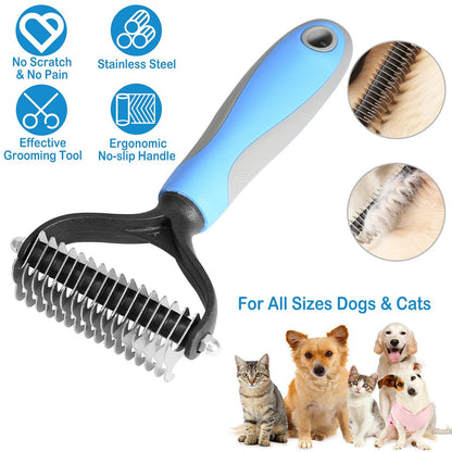 🔥Hot Sale 55% OFF🔥 Pain-Free Dematting Undercoat Rake for Pets