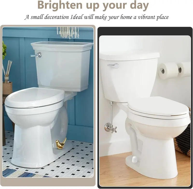 🐦🛠️2 Pcs Ceramic Bird Toilet Floor Bolt Caps