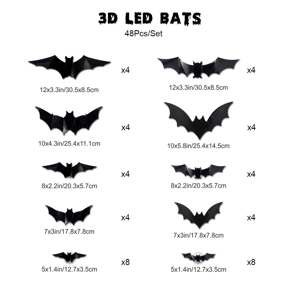 🔥SPOOKY SALE 55% OFF🦇 Halloween LED Bat Decorations