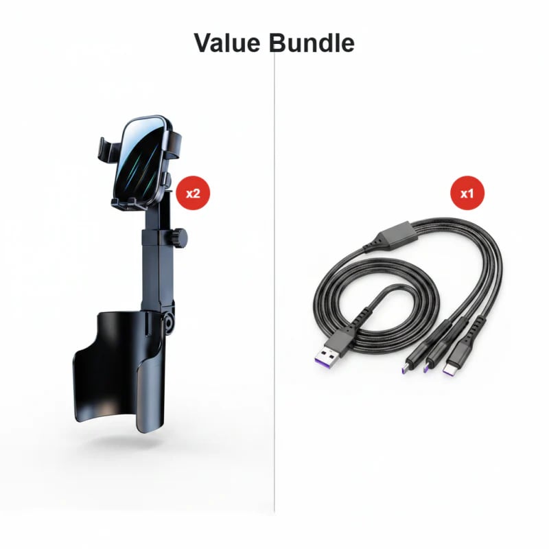 🔥 48% OFF | Magnetic Car Phone Holder Mount – 360° Adjustable, Strong N52 Magnet, One-Hand Operation