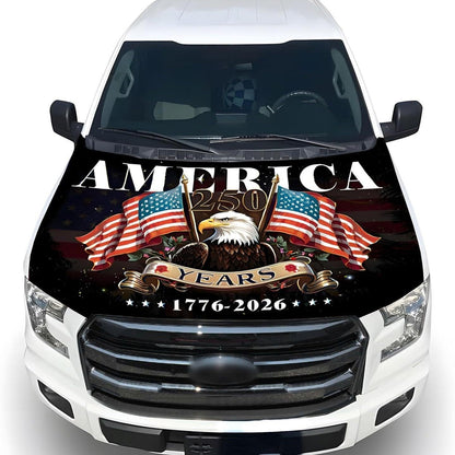 🔥50% OFF Flash Sale 65K+🎉American Car Hood Flag🦅No Glue No Tools🚗 Install in 1 Minute