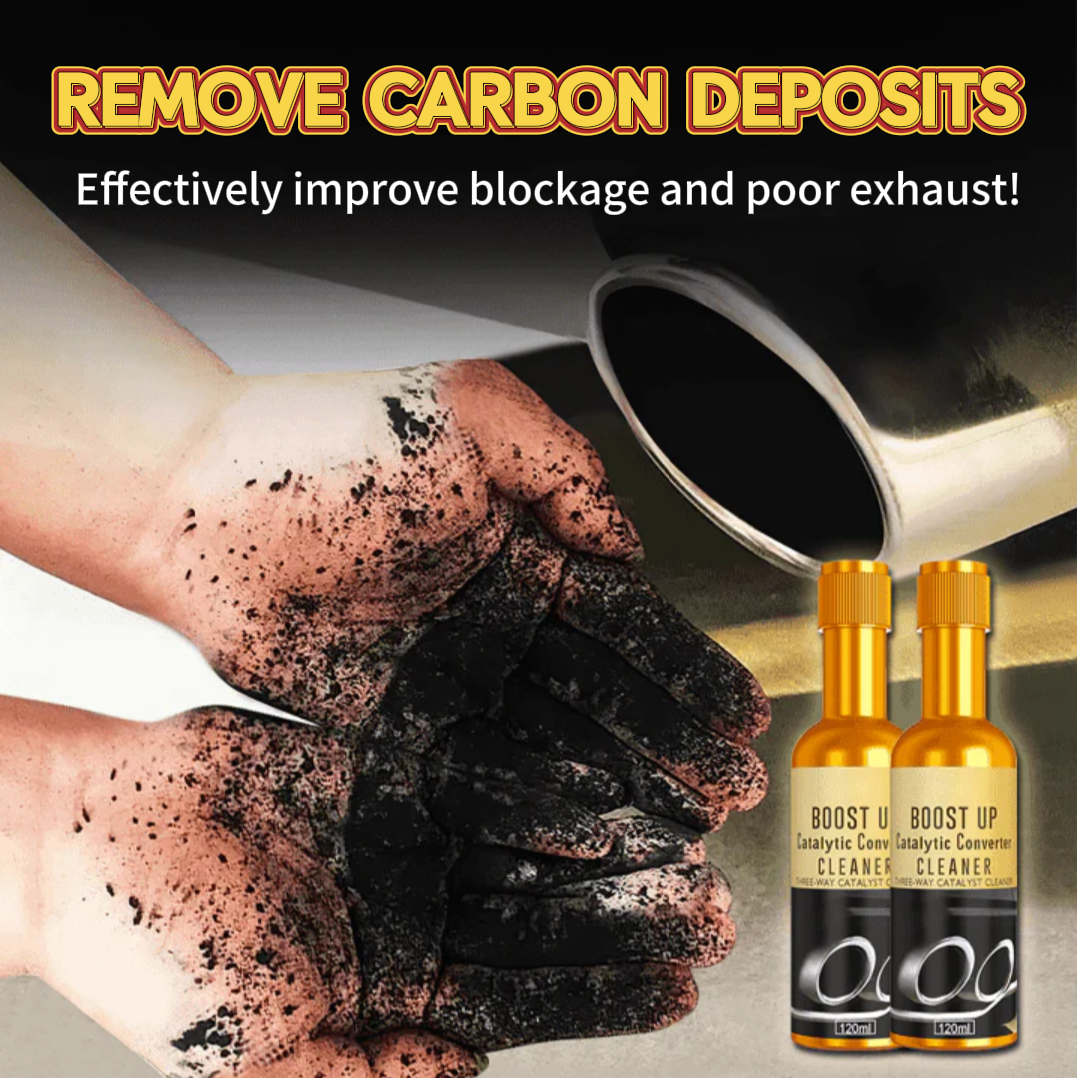 👍Newly Upgraded💥Over 30k+ Sold！🚗Car Catalytic Converter Cleaner , Engine Internal Cleaning, Removes Exhaust Carbon Buildup