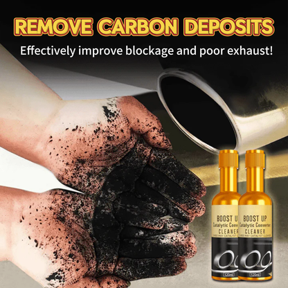 👍Newly Upgraded💥Over 30k+ Sold！🚗Car Catalytic Converter Cleaner , Engine Internal Cleaning, Removes Exhaust Carbon Buildup
