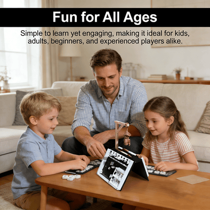 🔥LAST DAY 49%OFF 📚 Vintage Game Set: Enjoy a sophisticated game night and store it away elegantly in a compact book case.