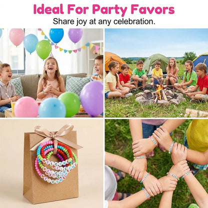 ✨🌈Pack of 25 Welcome Bead Bracelets - Strengthen Classroom Friendship & Spread Warm Kindness!