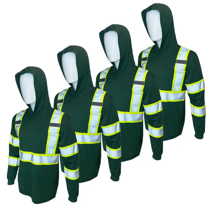 🔥 HOT SALE 50% OFF 🔥 5 Pack High Visibility Hoodie Safety Shirts