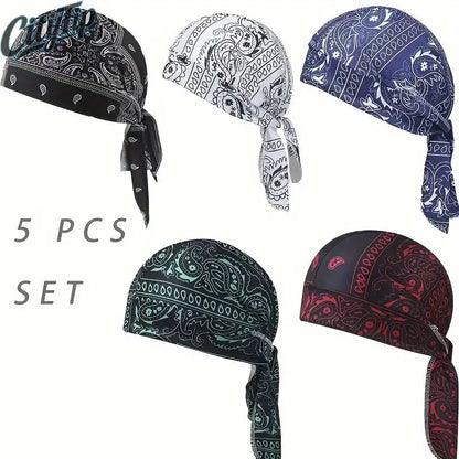 Paisley Cooling Headscarf Cap Set