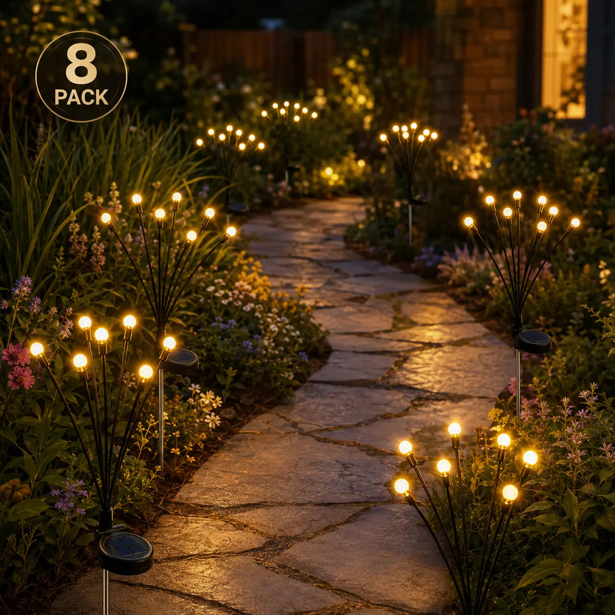 🔥Last Day 50% OFF - Solar Powered Firefly Garden Light