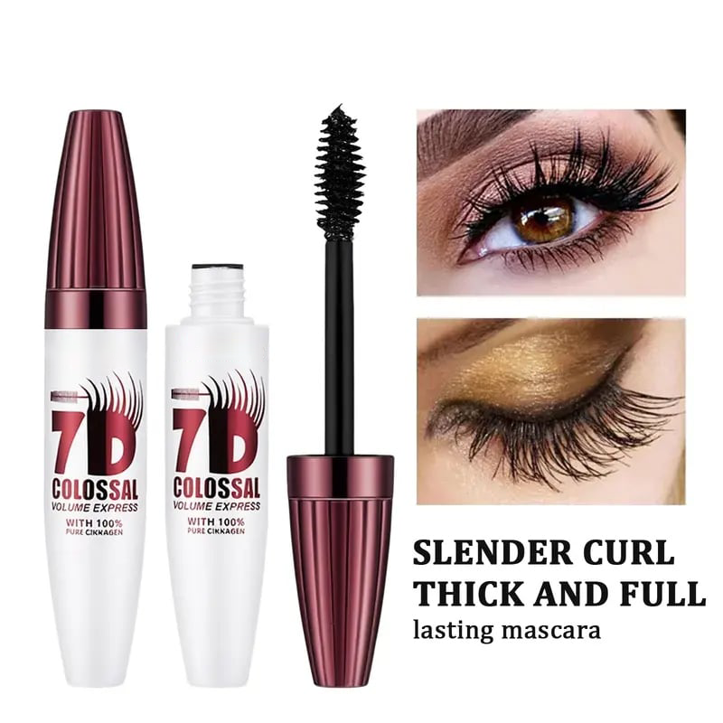 🔥LAST DAY 55% OFF👀7D Waterproof Mascara – 24H Volume & Curl