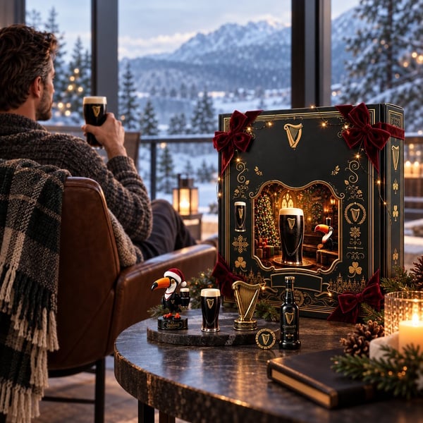Guinness 2026 Limited Edition Advent Calendar 24-Piece Miniature Collectibles Holiday Countdown Gift for Beer Lovers & Collectors