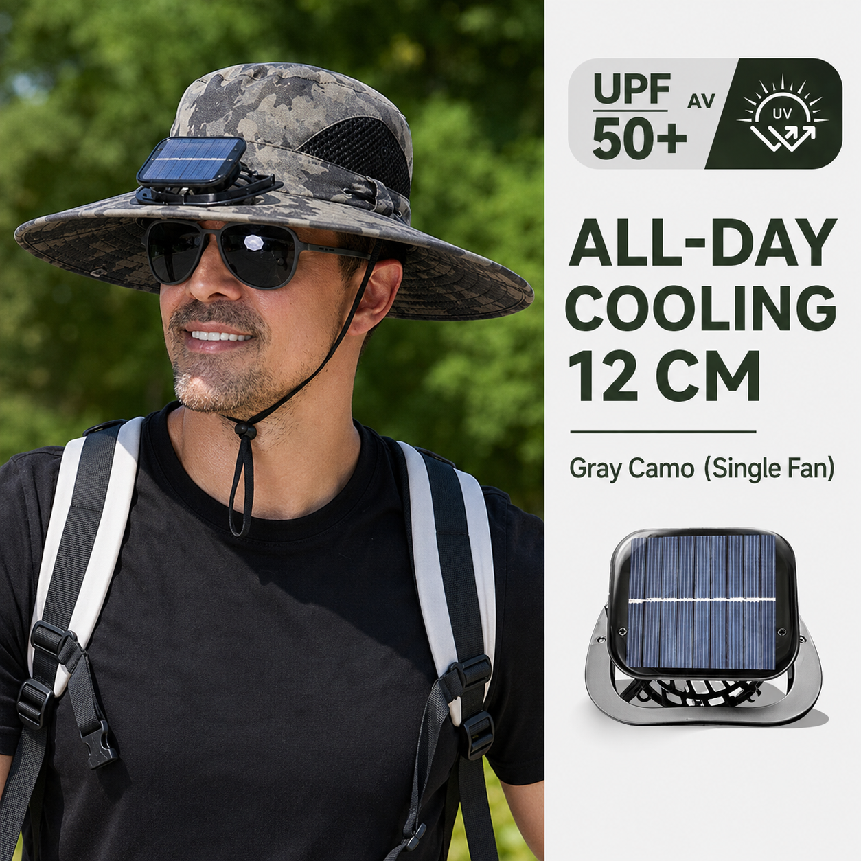 🔥HOT SALE 50% OFF🌞Solar-Powered Cooling Hat | Stay Cool Outdoors, No Batteries Needed