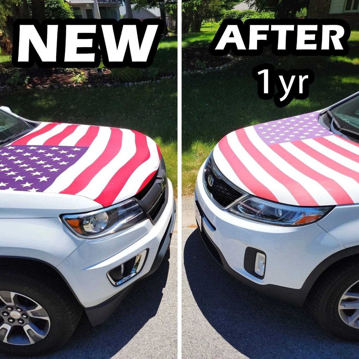 🔥50% OFF Flash Sale 65K+🎉American Car Hood Flag🦅No Glue No Tools🚗 Install in 1 Minute