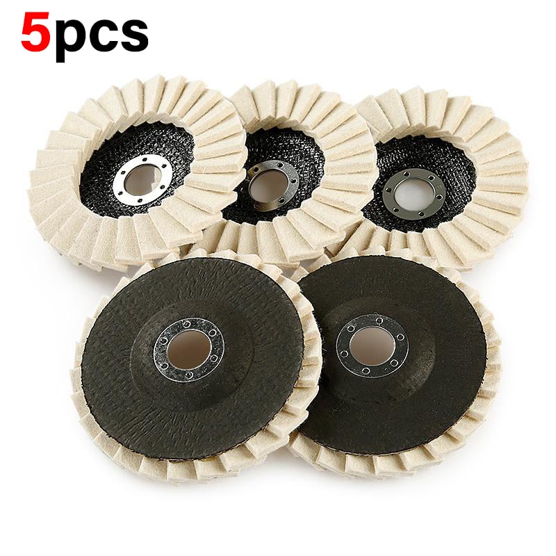🎁Last Day Promotion 49% OFF🔥 Premium Wool Felt Polishing Flap Disc for Angle Grinders - Mirror Finish Made Easy