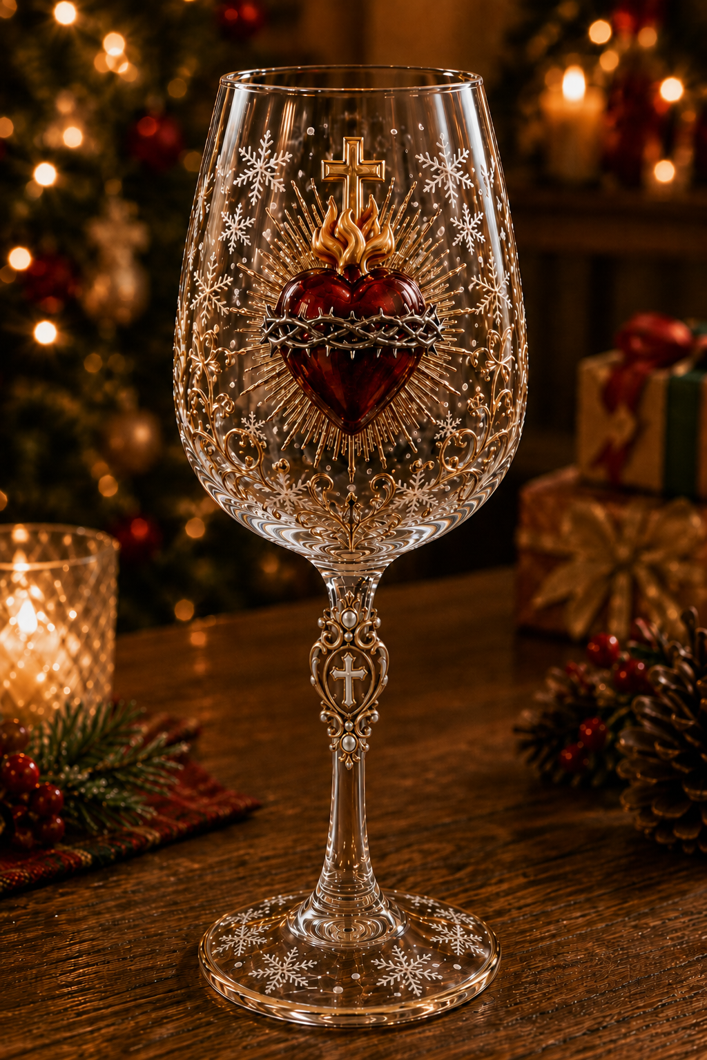 🎁✝️Faith & Grace  Christian Wine Glass Set - The Perfect Gift for Someone Who Loves Jesus 🎁