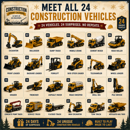 🎄 24-Day Vehicle Advent Calendar