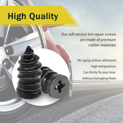 🔥 🛞 Self-Sealing Tire Repair Screws – Instant Leak Fix & Fast Tire Restore