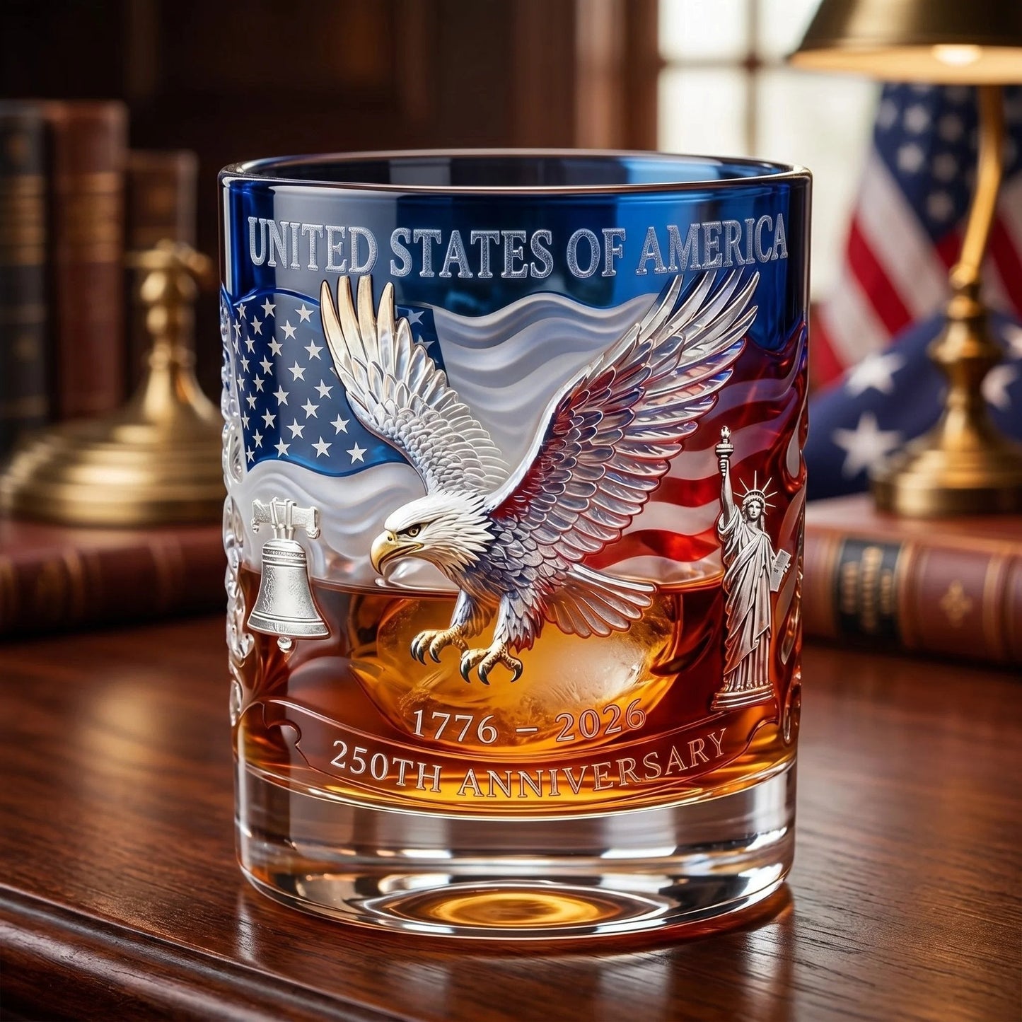 🔥HOT SALE 55% OFF🦅Bald Eagle Whiskey Bottle -250th Anniversary Commemorative Bottle