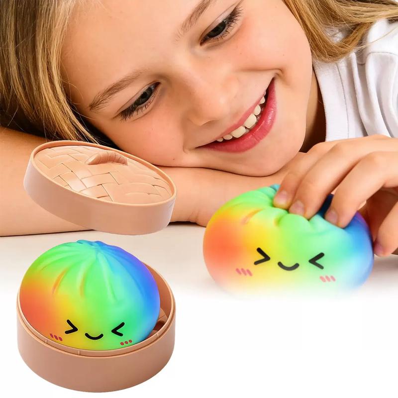 Expressive Dumpling Squishy - Blind Box, Mysecret Bun Fidget Toy