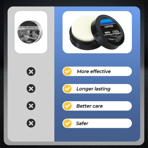 ✨ Leather Cleaning & Care Cream – Deep Clean & Restore Leather Surfaces 🧴