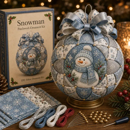 ❤️Beginner-Friendly🎄Christmas Classics Patchwork Ornament DIY Kit