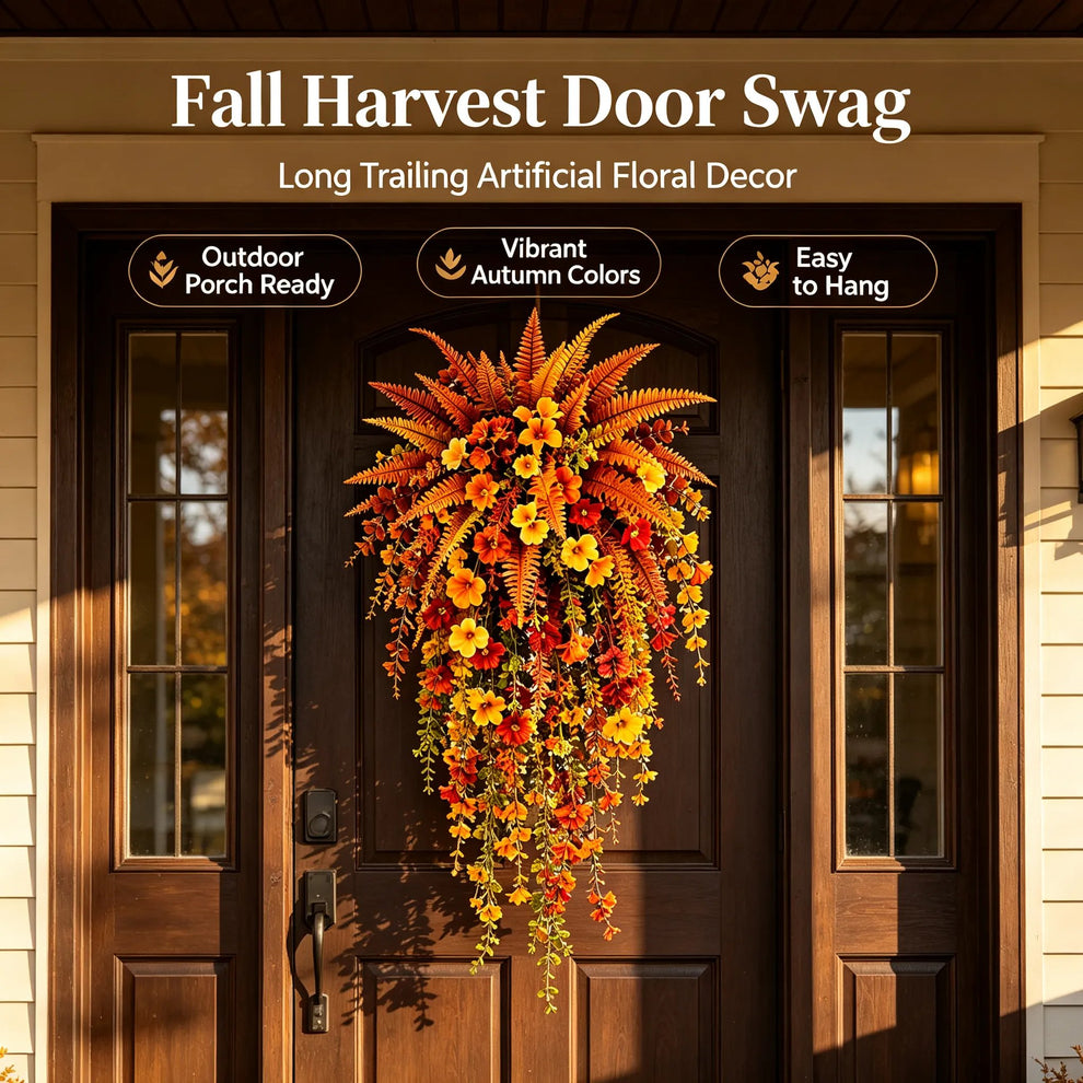🔥On Sale Only Today 🍂 Artificial Fern for Autumn Outdoor Decor– Autumn Porch & Door Decoration