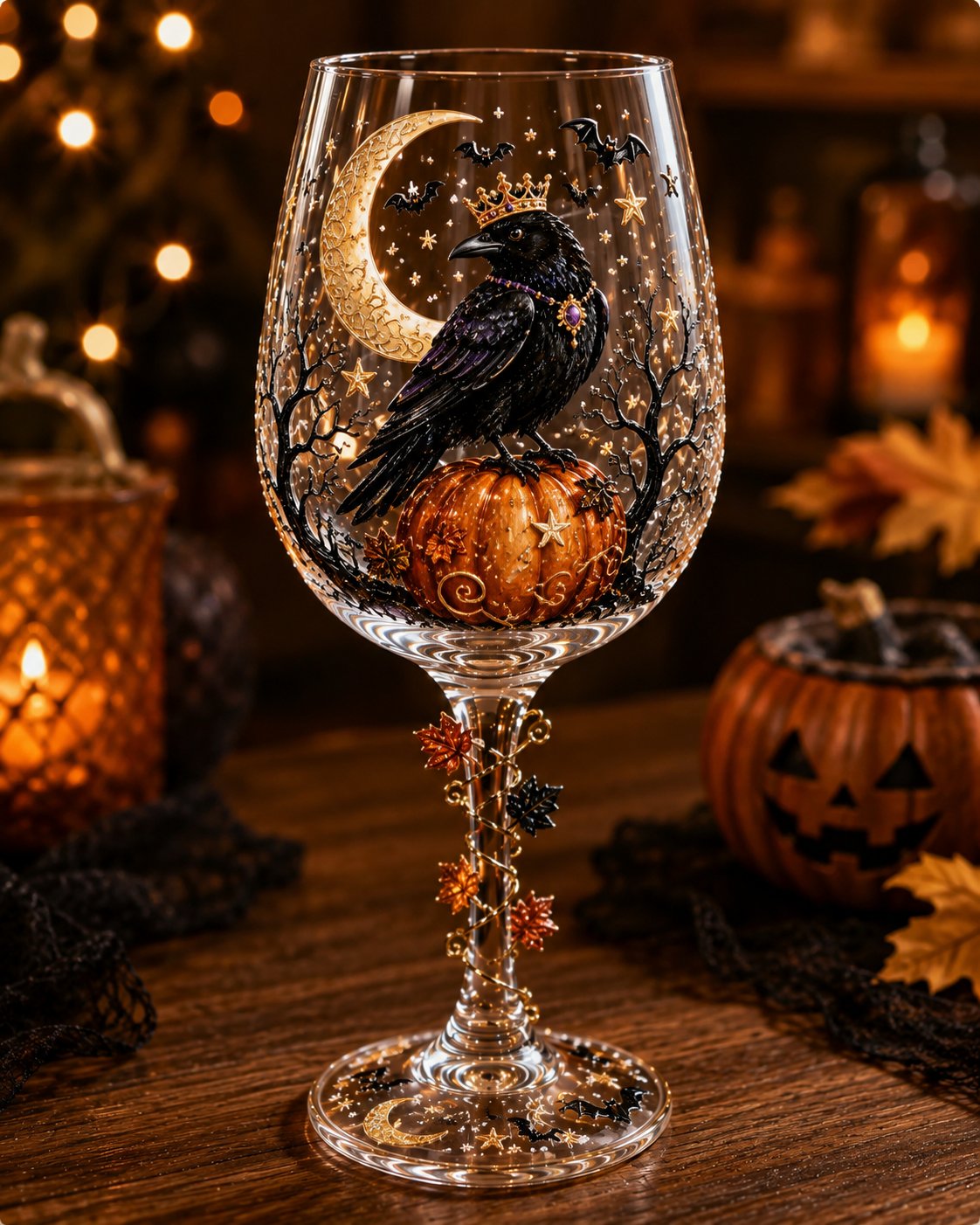 🔥LAST DAY 50% OFF - 🎁 Halloween 3D Wine Glass Collection Gift Box Set – 6 Spooky Collectible Designs 🎃🍷